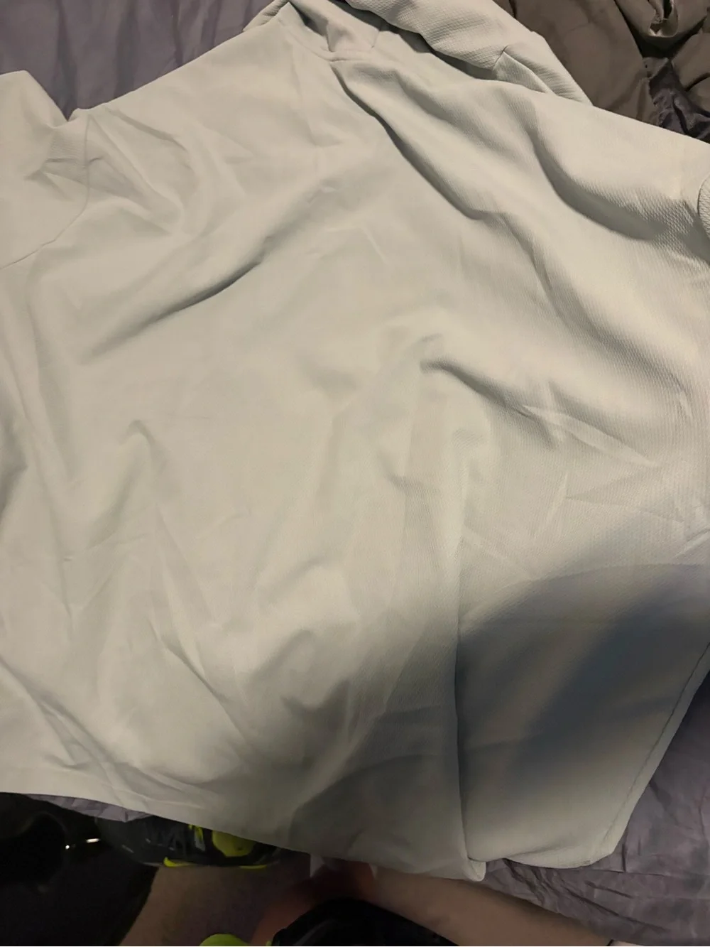 adidas Light Blue Athletic Top with Subtle Logo